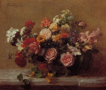 アンリ・ファンタン・ラトゥール Painting - Flowers3 アンリ・ファンタン・ラトゥール